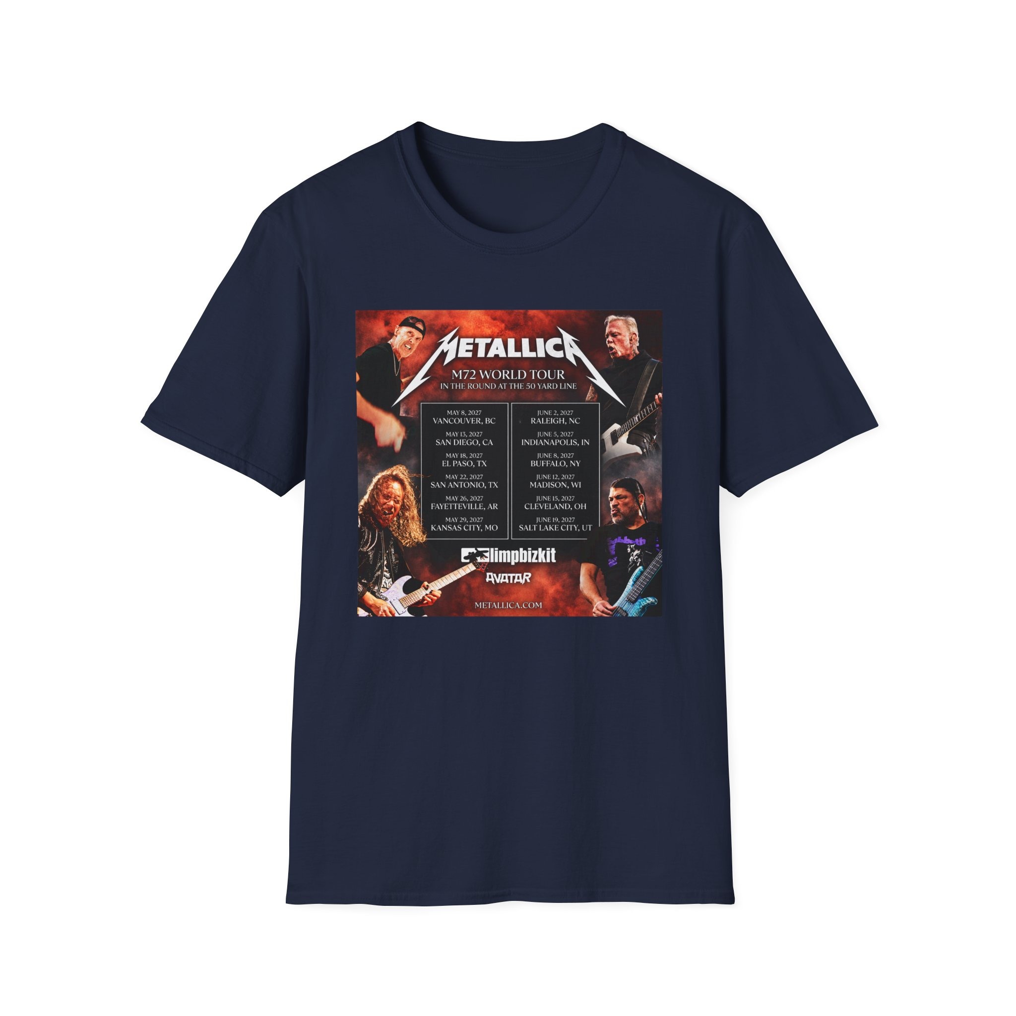 Metallica M72 World Tour 2027 Shirt - Image 5
