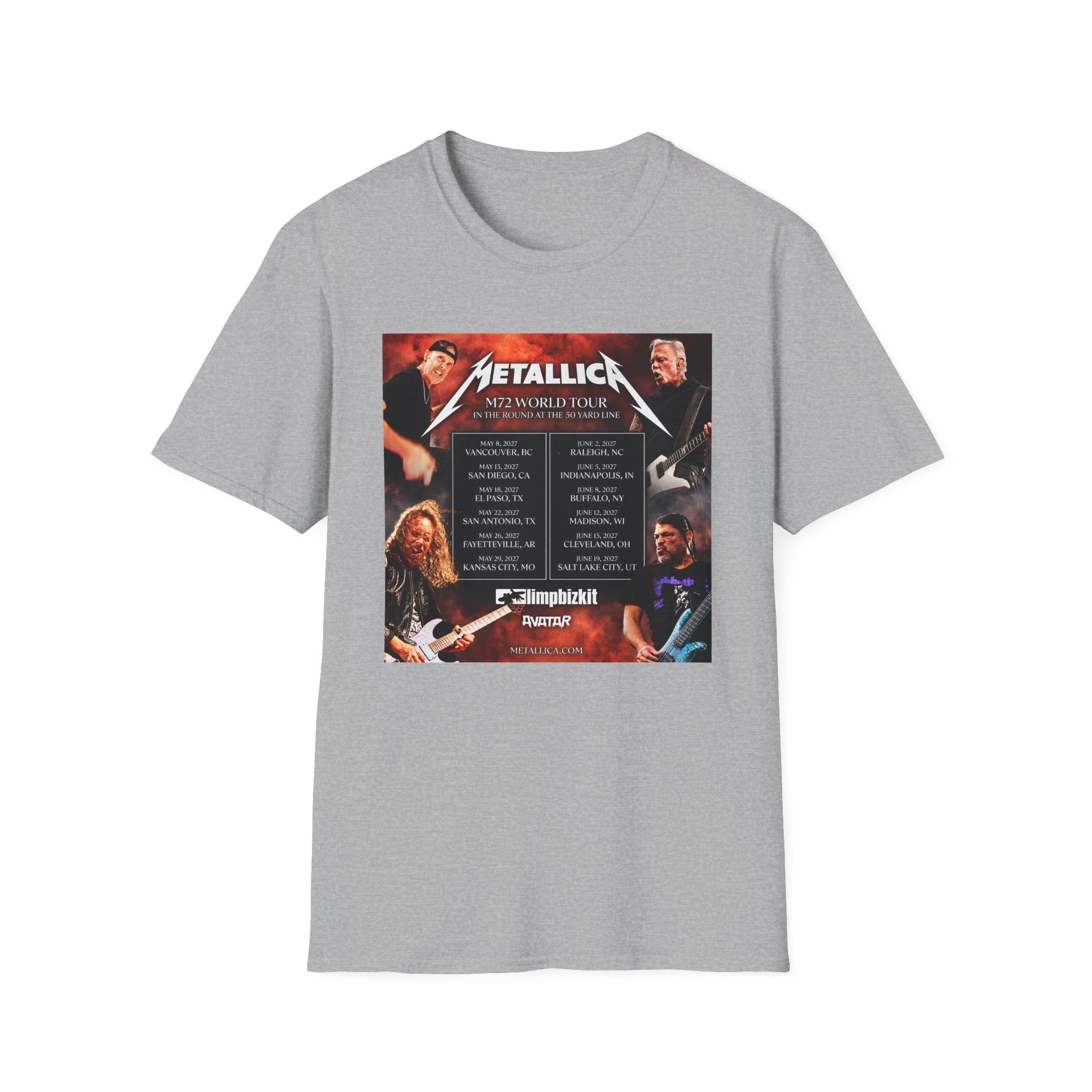Metallica M72 World Tour 2027 Shirt - Image 4