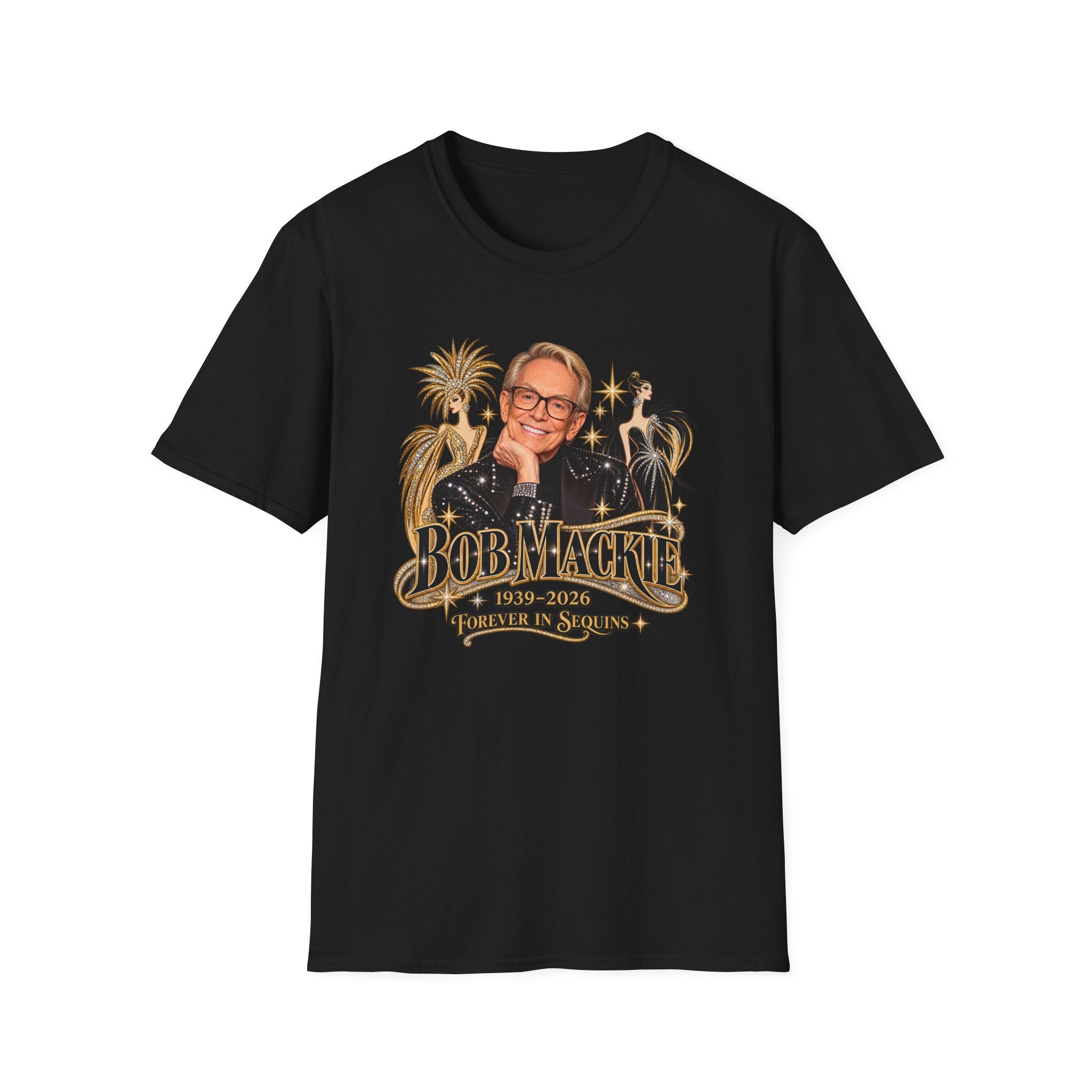 Bob Mackie 1939–2026 Forever in Sequins Memorial Shirt
