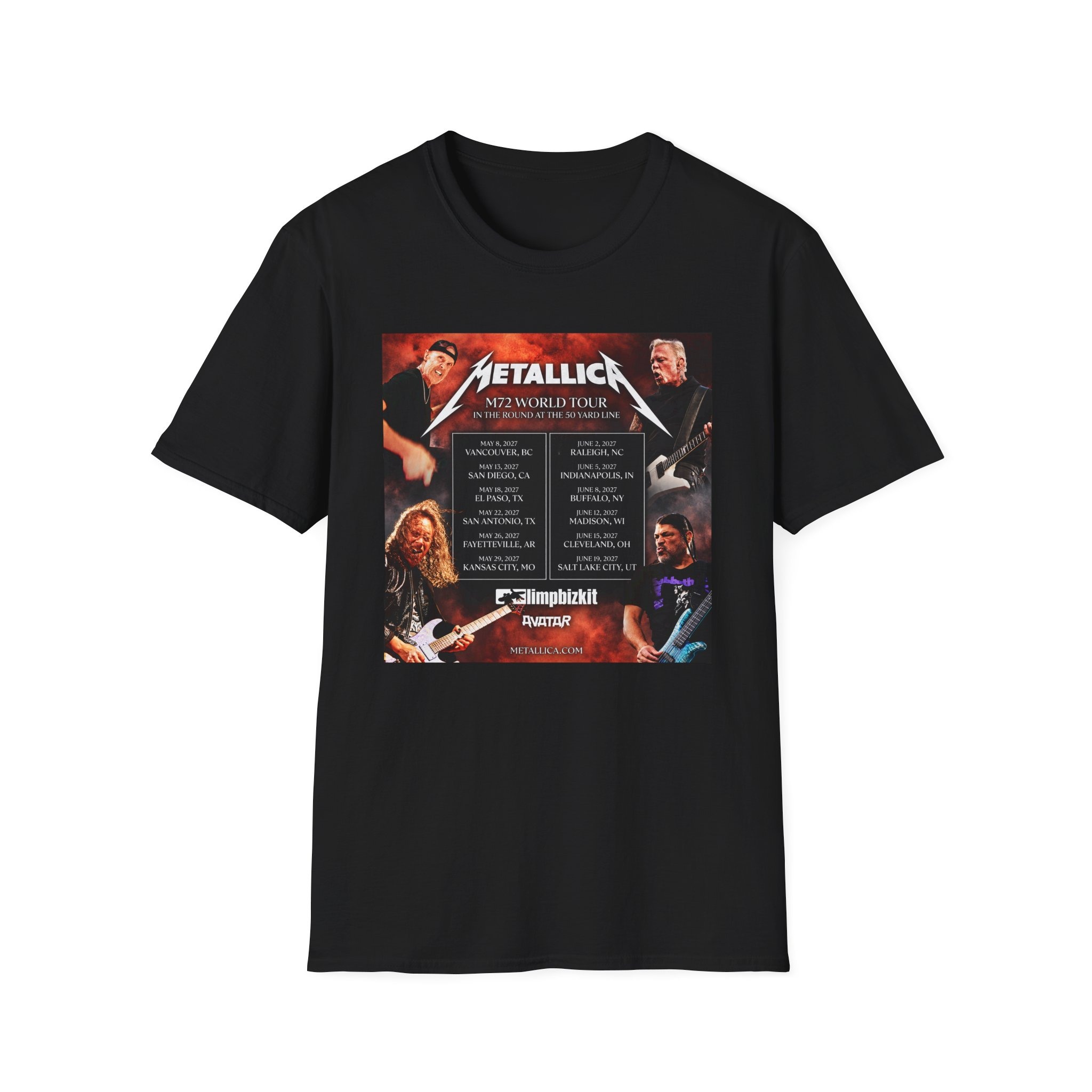 Metallica M72 World Tour 2027 Shirt - Image 3
