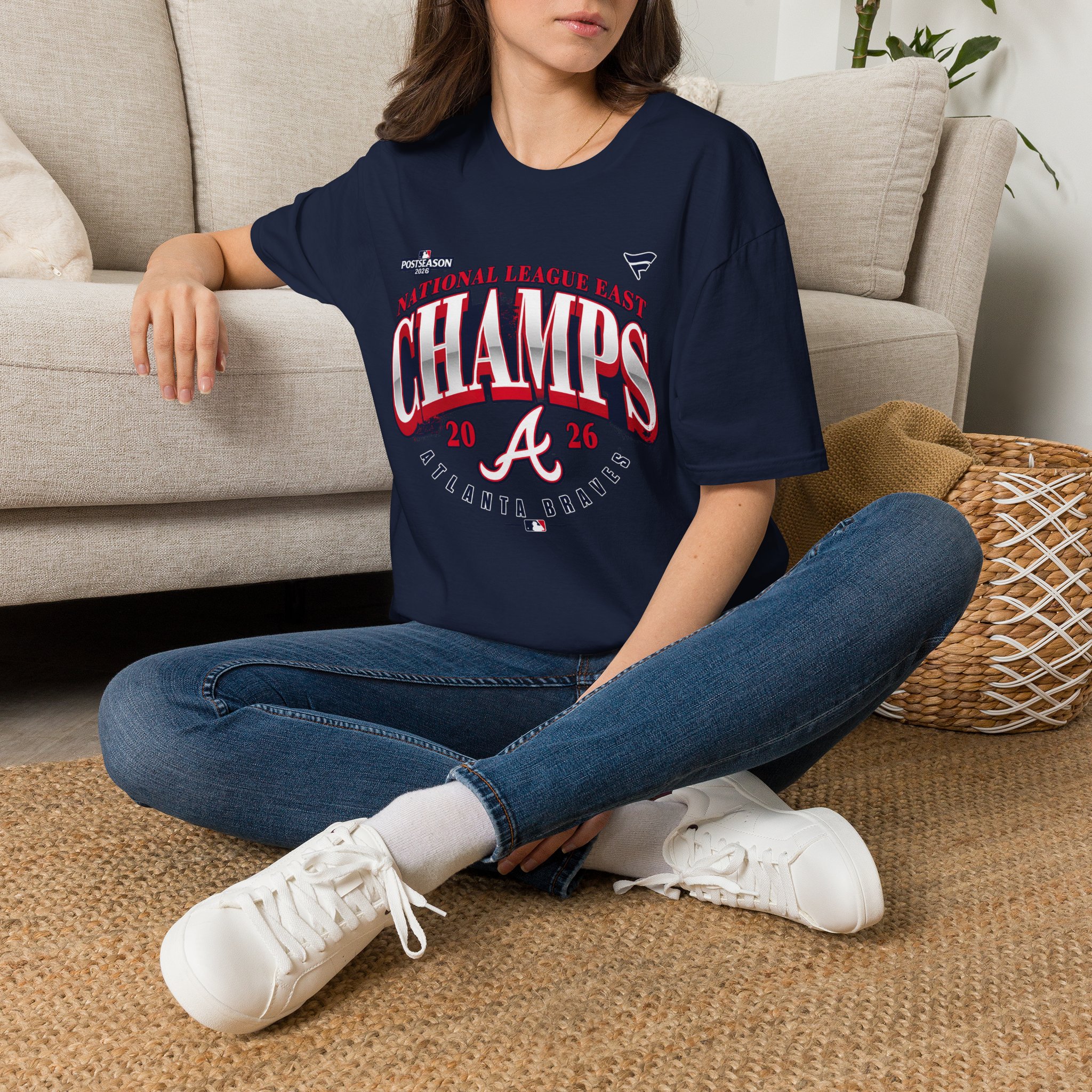 Atlanta Braves MLB 2026 NL East Division Champions Shirt - Image 6