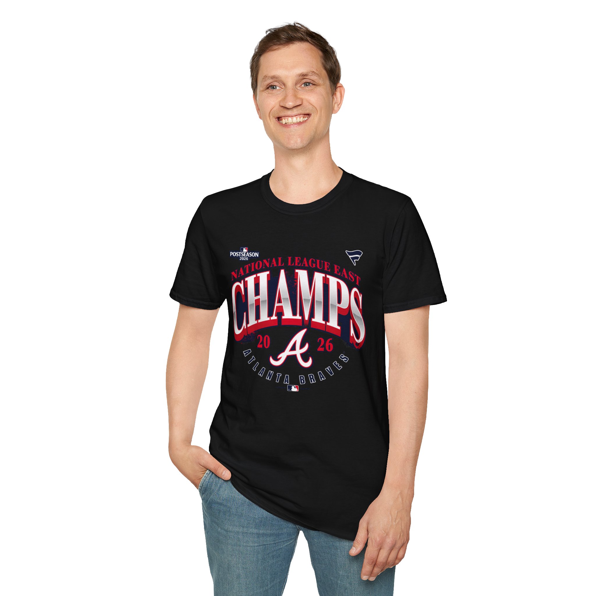 Atlanta Braves MLB 2026 NL East Division Champions Shirt - Image 3