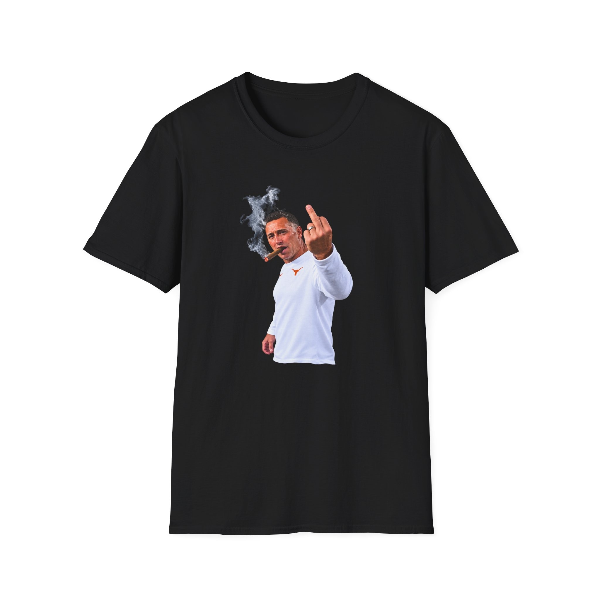 Steve Sarkisian Smoking Middle Finger Shirt